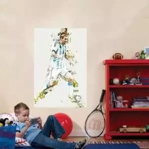 Lionel Messi poster wall design