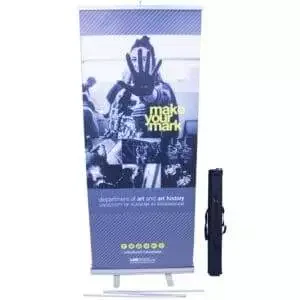 same day rush banner stand