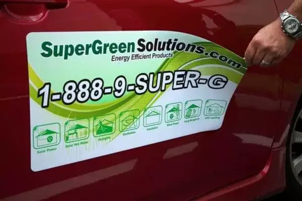 rush car magnet printing