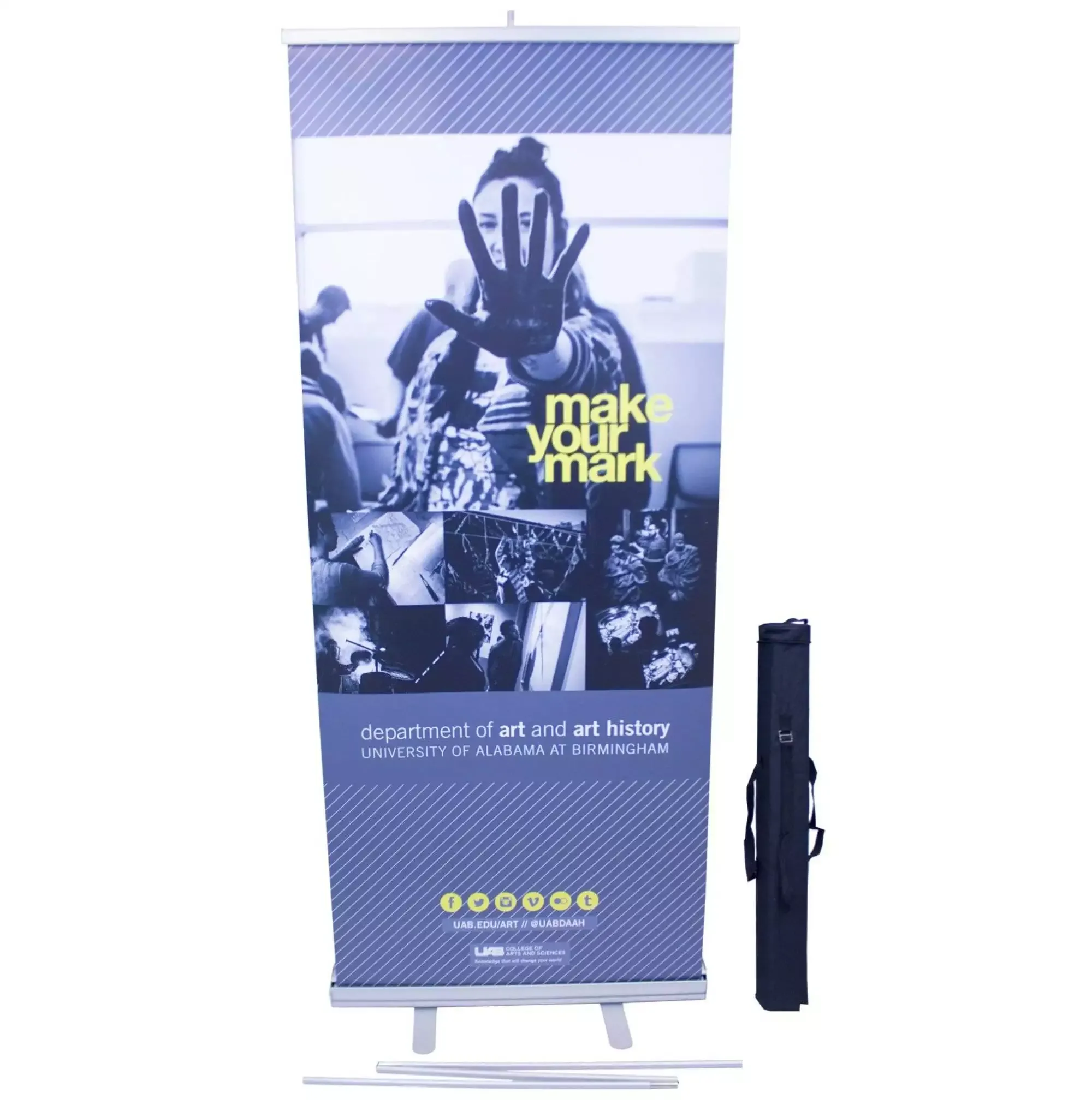 same day rush banner stand