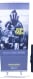 33 by 79 inch retractable banner stand